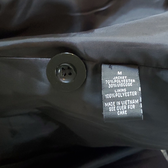 Pea Coat bl/w Modern Plaid - Picture 7 of 7